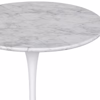 Inspiration Table d'appoint Tulip Table d'appoint en marbre de Carrare Ø50 cm Meubles Concept