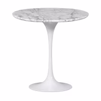 Mesa de apoio Inspiration Tulip Mesa de apoio em mármore de Carrara Ø50 cm Mueble Design