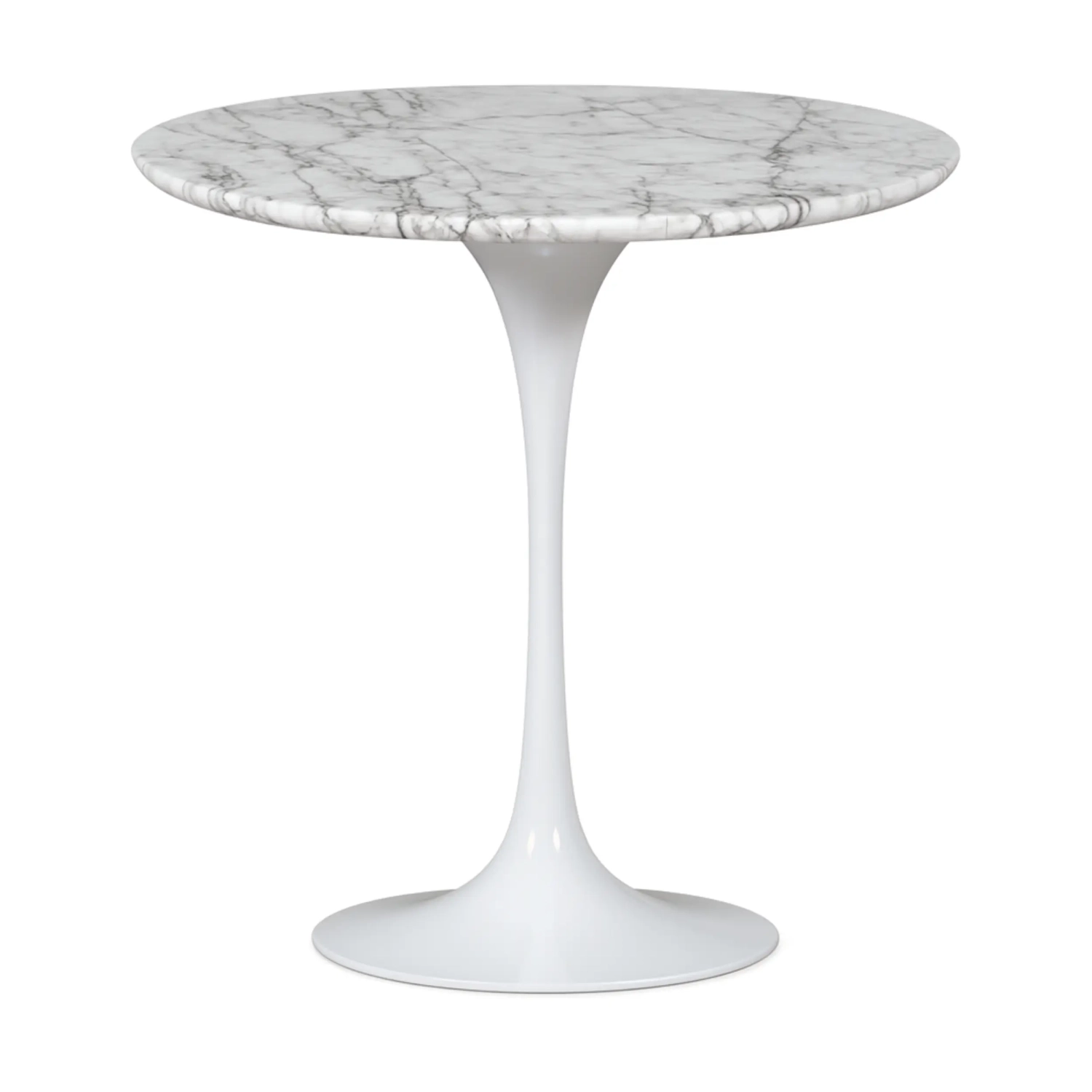Mesa de apoio Inspiration Tulip Mesa de apoio em mármore de Carrara Ø50 cm Mueble Design