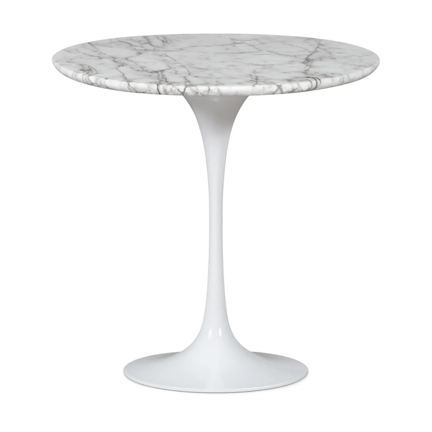 Inspiration Table d'appoint Tulip Table d'appoint en marbre de Carrare Ø50 cm Meubles Concept