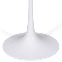 Inspiration Side Table Tulip Side Carrara Marble Ø50 cm | Mueble Design