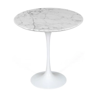 Mesa de apoio Inspiration Tulip Mesa de apoio em mármore de Carrara Ø50 cm Mueble Design