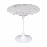 Inspiration Table d'appoint Tulip Table d'appoint en marbre de Carrare Ø50 cm Meubles Concept