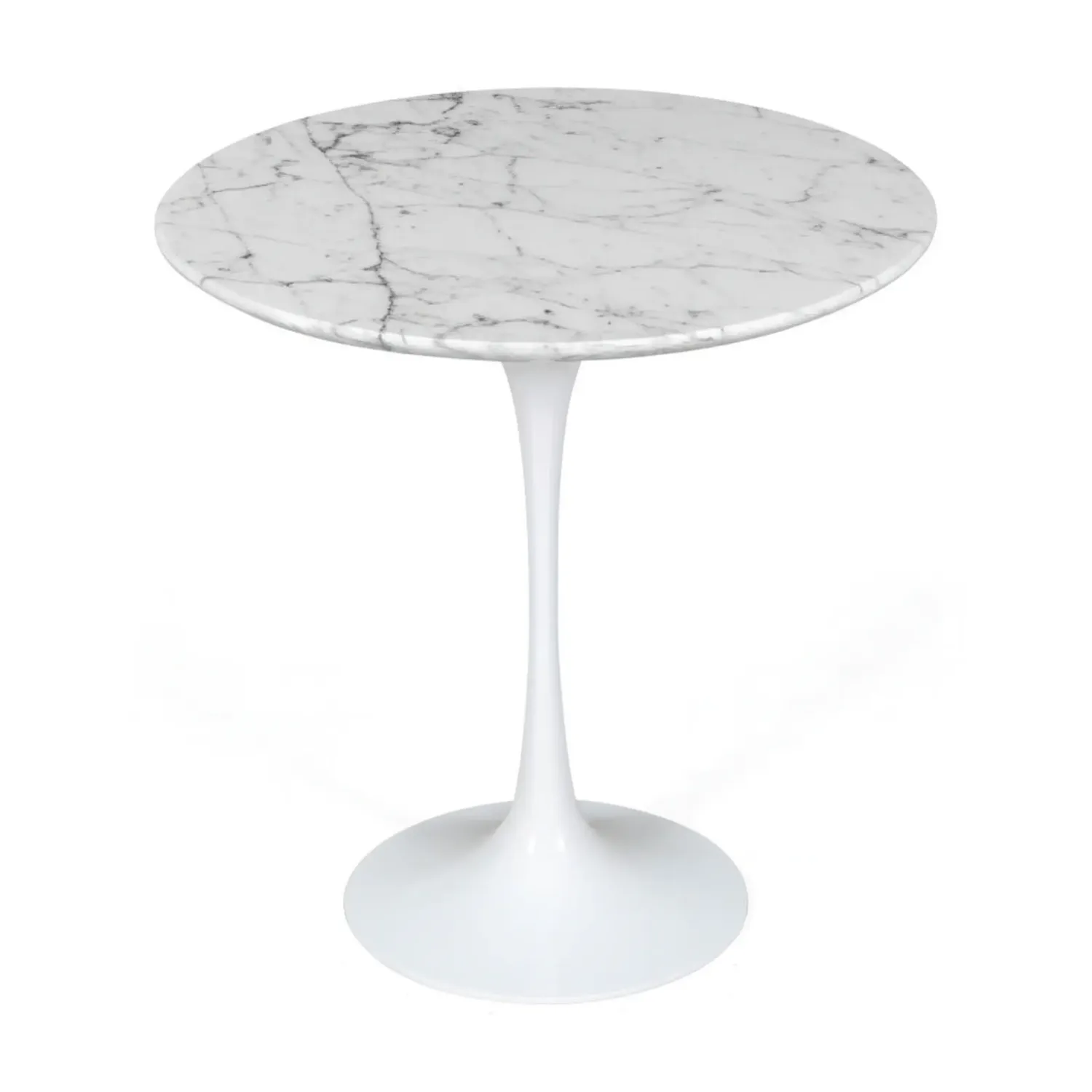 Inspiration Table d'appoint Tulip Table d'appoint en marbre de Carrare Ø50 cm Meubles Concept