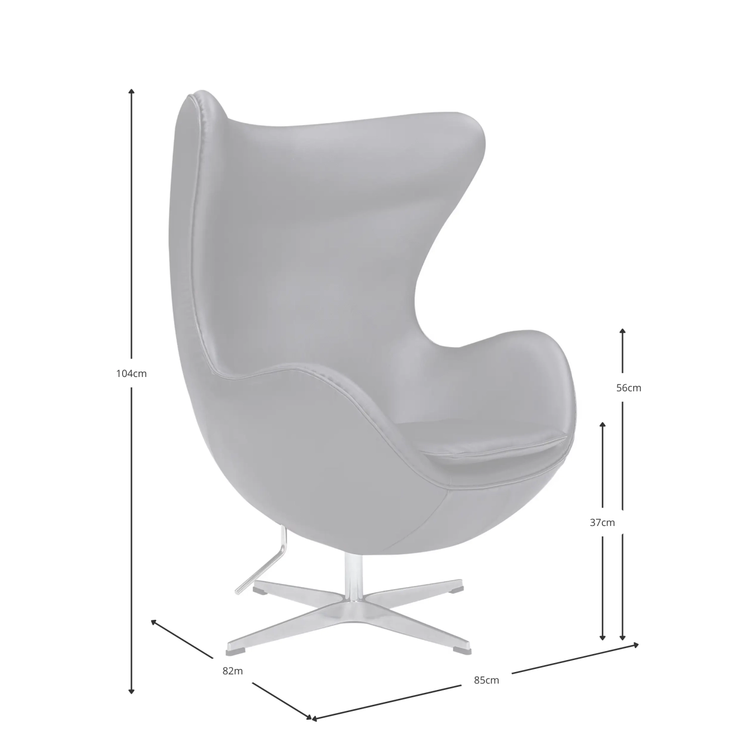 Inspiratie uit de Egg Chair - Premium moderne fauteuil - Design meubelen