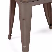 Tabouret Bas Avec Assise En Bois Bistro Antique