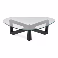 Table basse design en verre trempé - Nodda