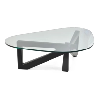 Mesa de centro de diseño en cristal templado - Nodda