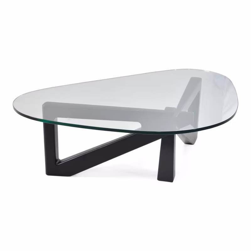 Table basse design en verre trempé - Nodda