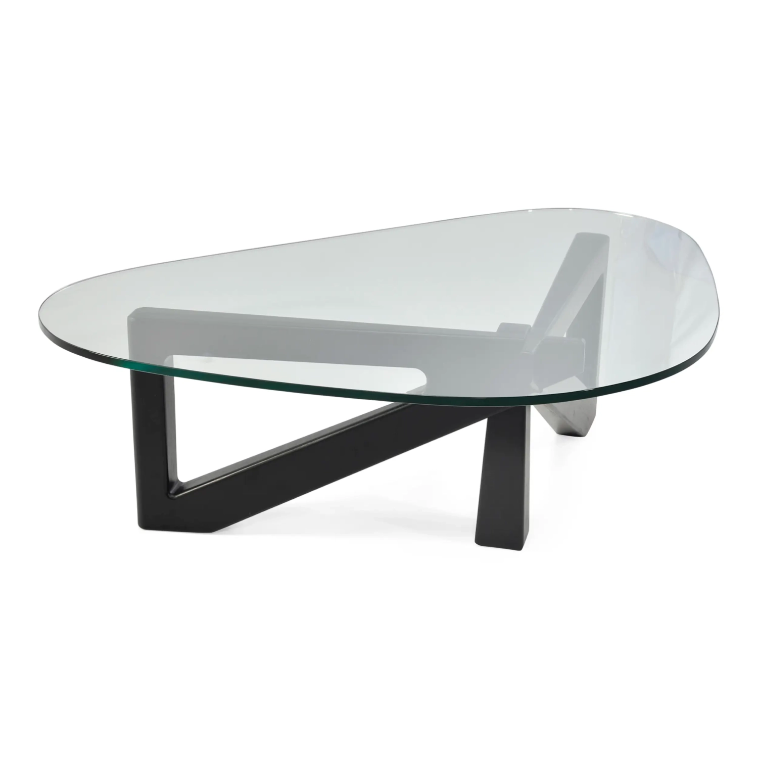 Designer Couchtisch aus gehärtetem Glas - Nodda