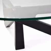 Table basse design en verre trempé - Nodda