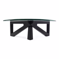 Table basse design en verre trempé - Nodda
