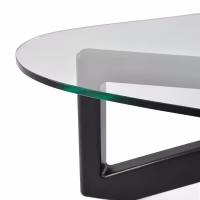 Table basse design en verre trempé - Nodda