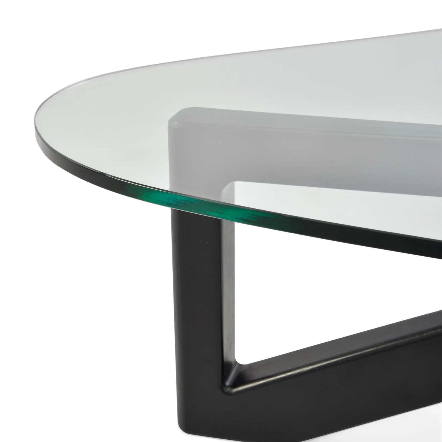 Design coffee table in tempered glass - Nodda