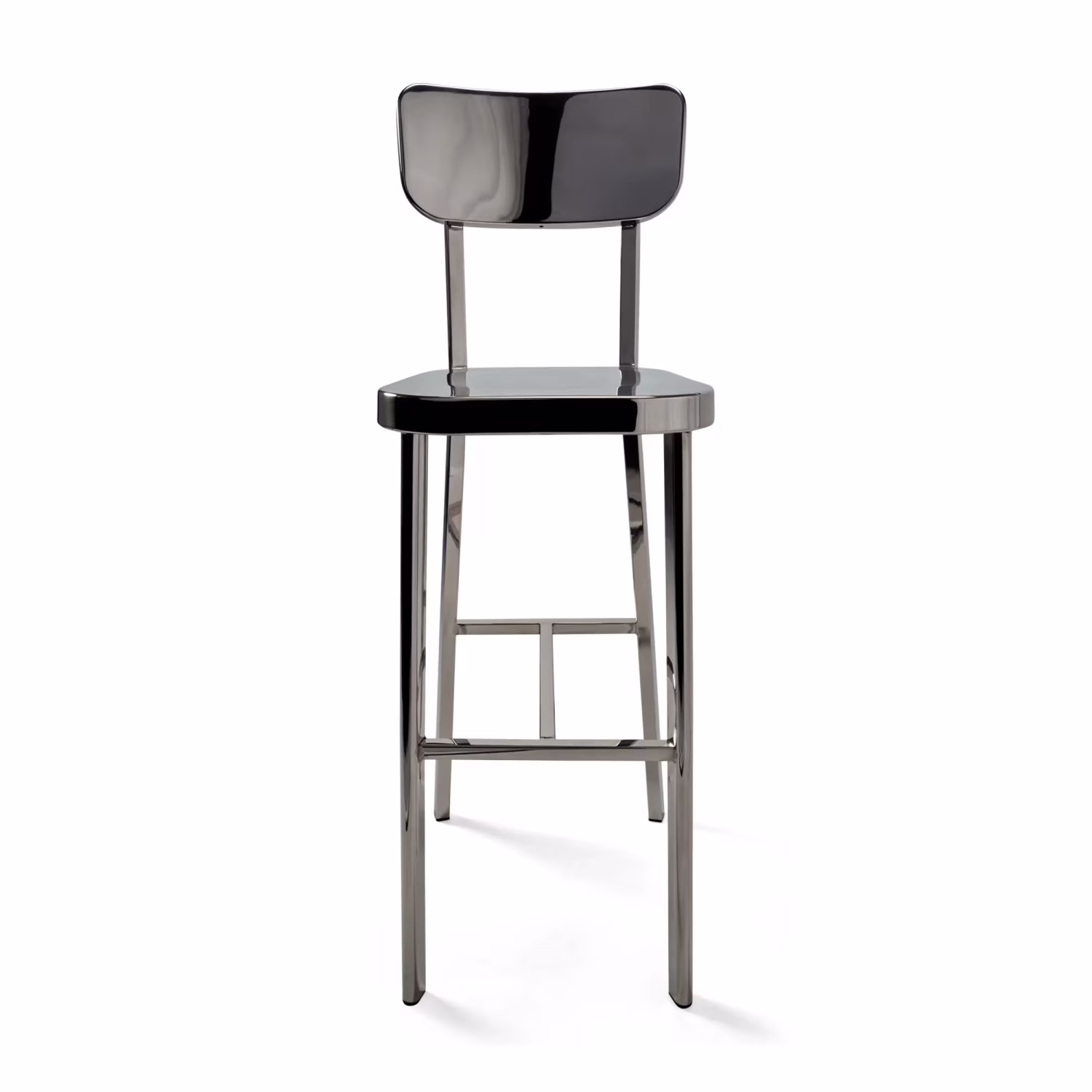 Tabouret acier inoxydable chromé haut - Delawere