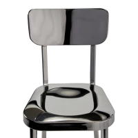 Stool stainless steel chrome-plated high - Delawere
