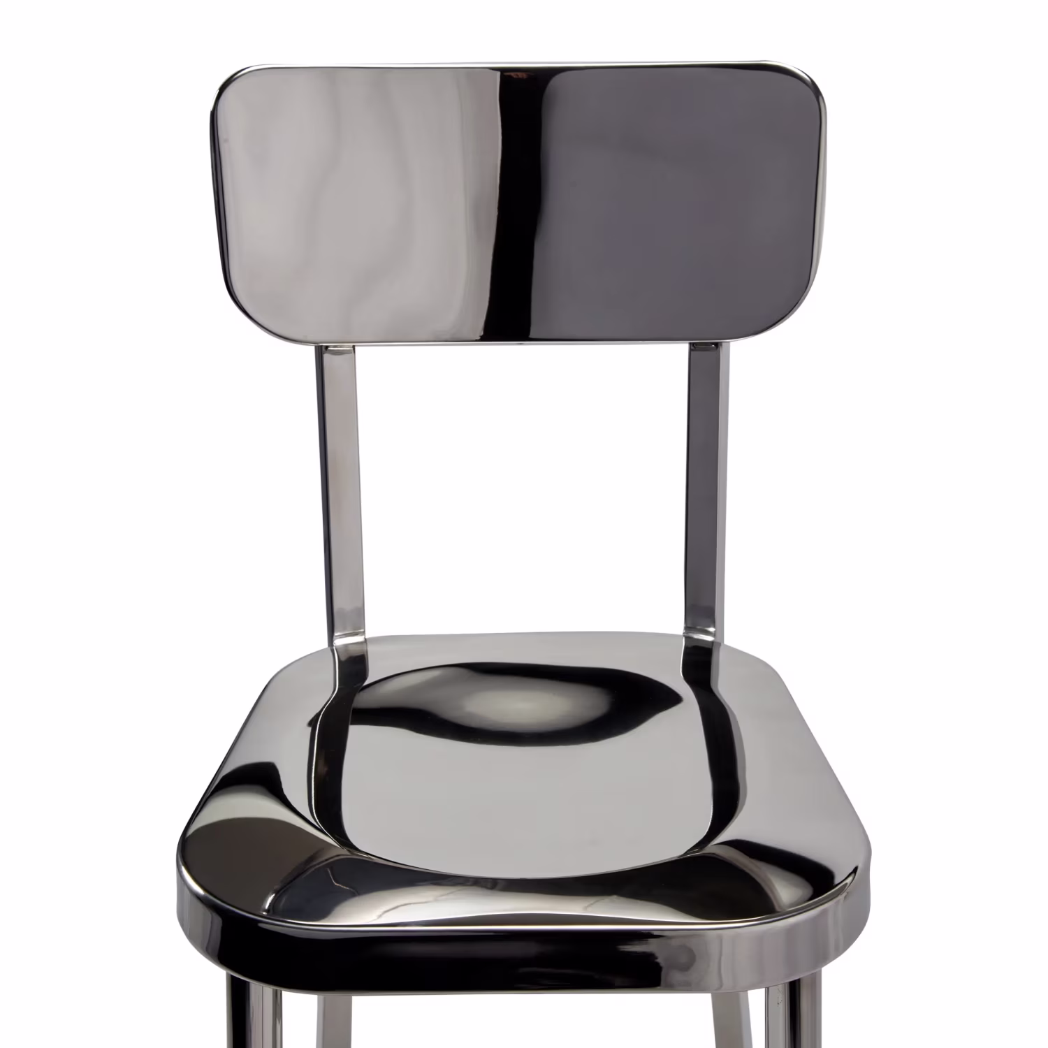 Tabouret acier inoxydable chromé haut - Delawere