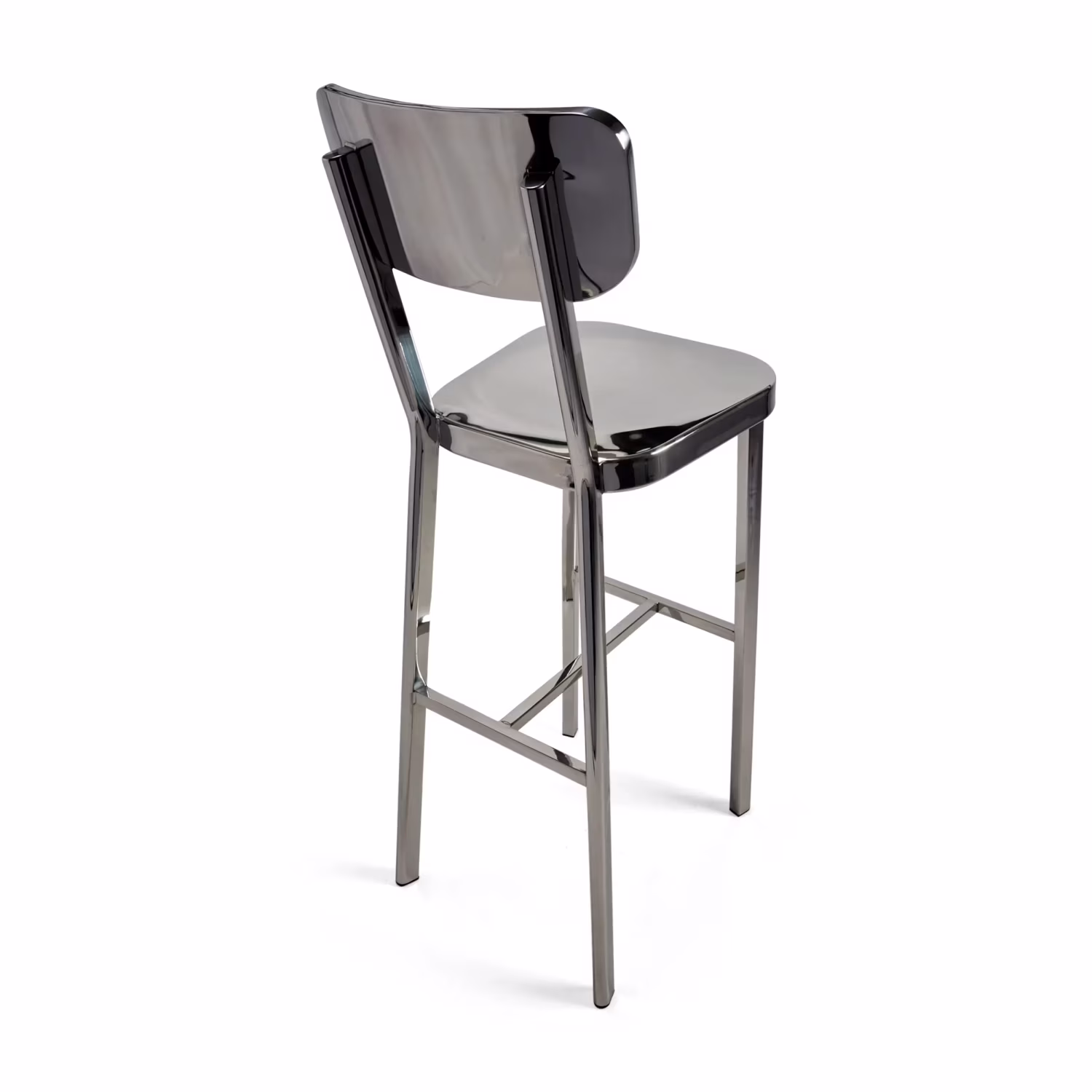 Tabouret acier inoxydable chromé haut - Delawere