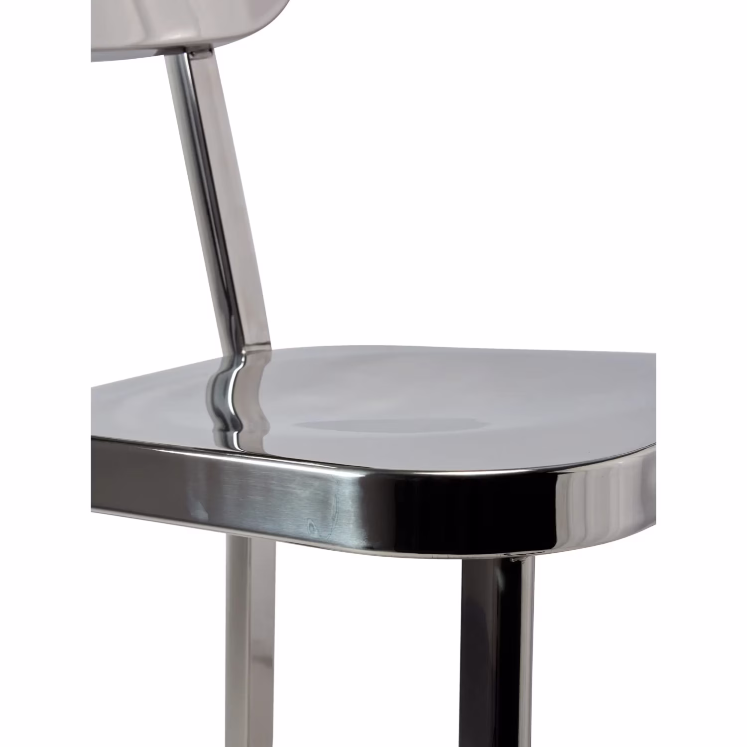 Tabouret acier inoxydable chromé haut - Delawere