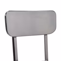 Tabouret acier inoxydable chromé haut - Delawere