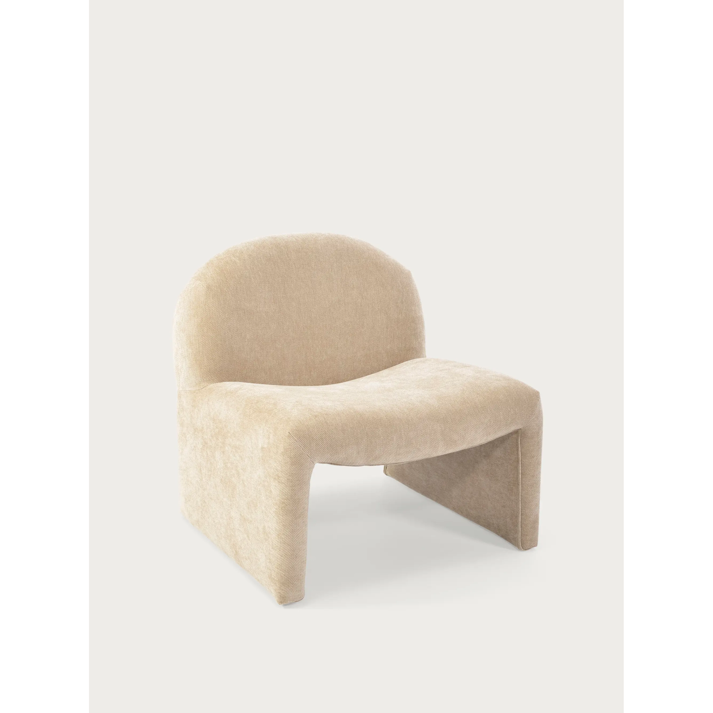 Fauteuil design Bâle rembourré, style minimaliste et confortable