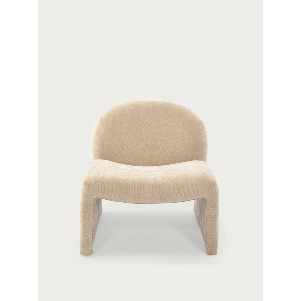 Fauteuil design Bâle rembourré, style minimaliste et confortable