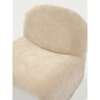 Fauteuil design Bâle rembourré, style minimaliste et confortable