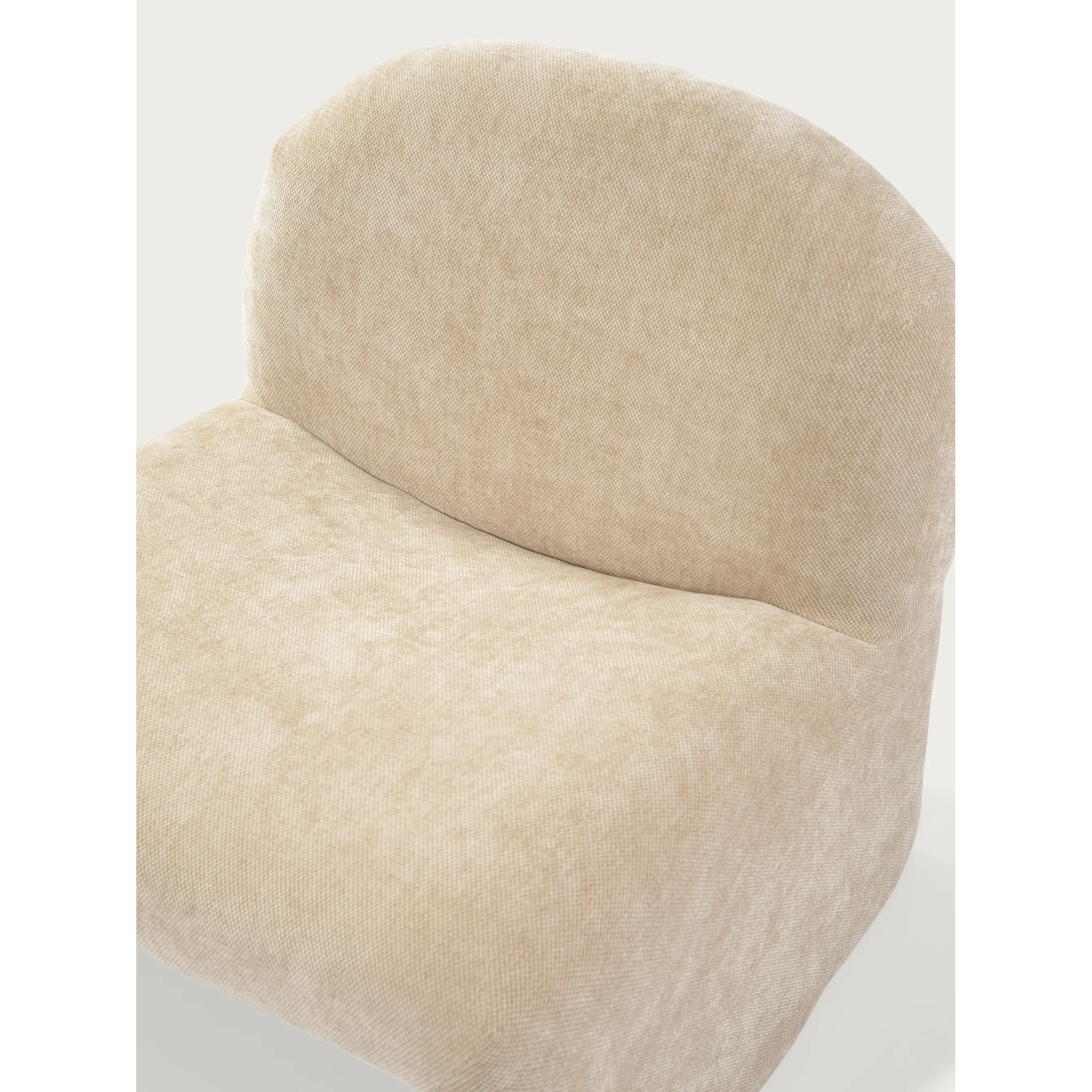Fauteuil design Bâle rembourré, style minimaliste et confortable