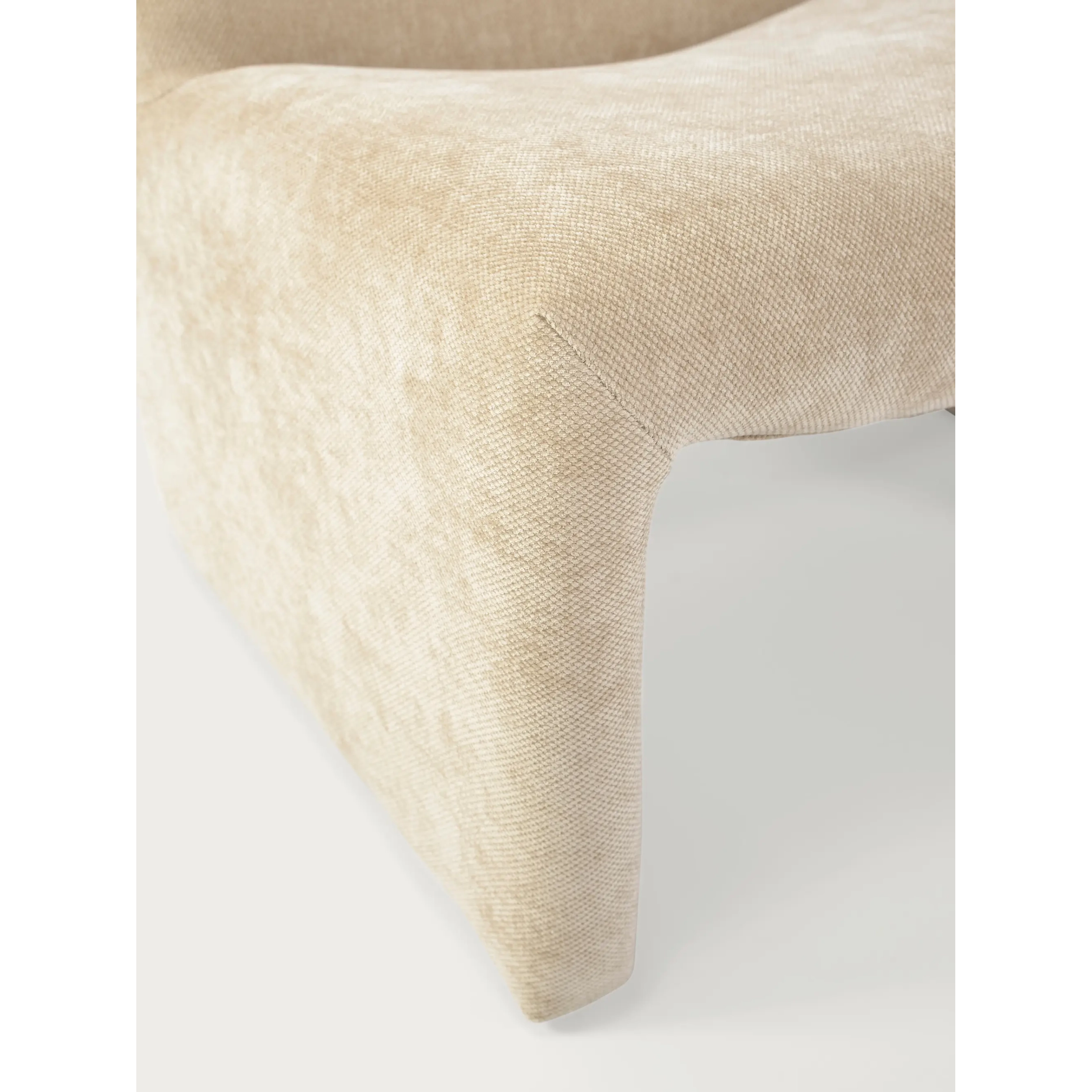 Fauteuil design Bâle rembourré, style minimaliste et confortable