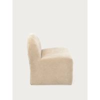 Fauteuil design Bâle rembourré, style minimaliste et confortable