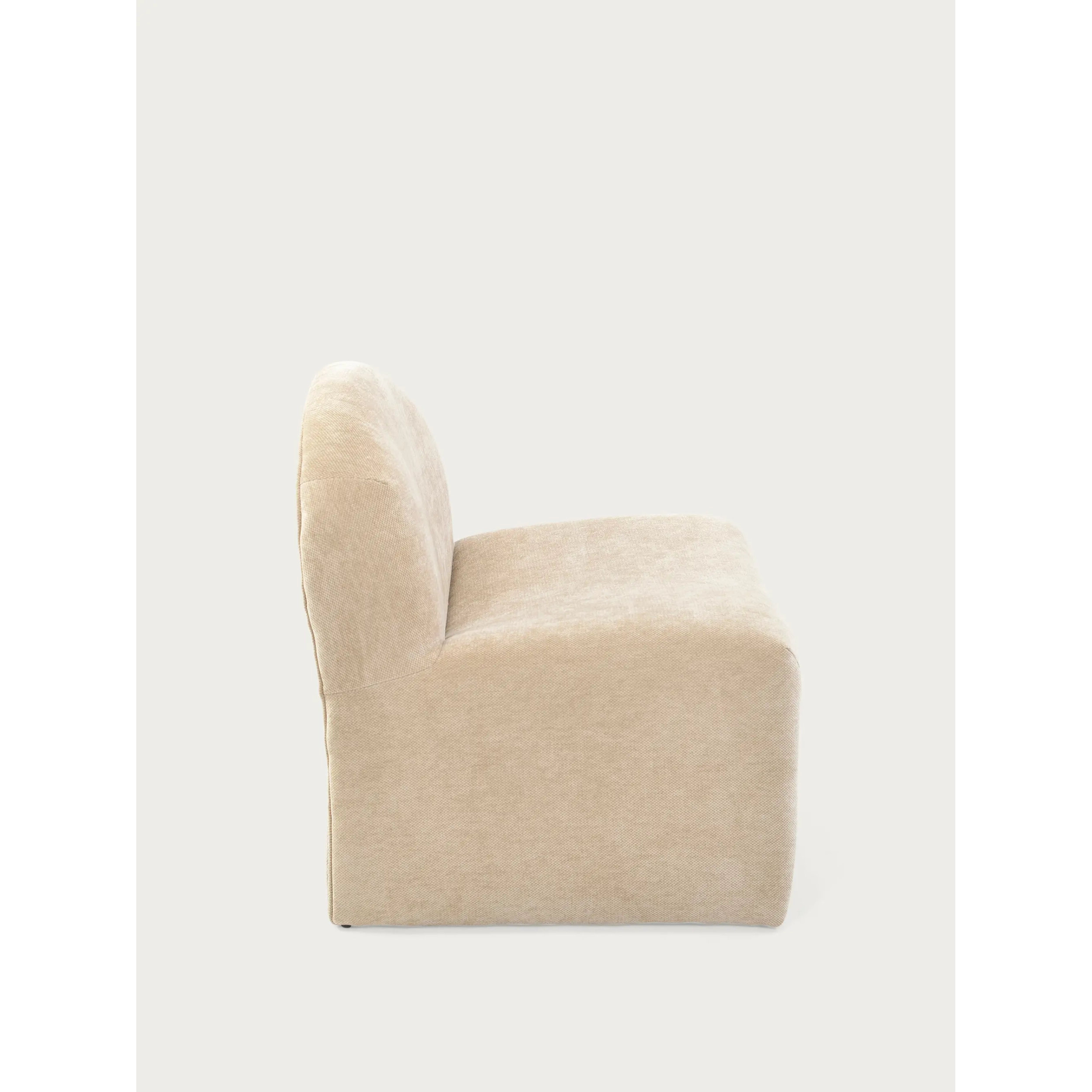 Fauteuil design Bâle rembourré, style minimaliste et confortable