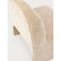 Fauteuil design Bâle rembourré, style minimaliste et confortable