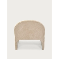 Fauteuil design Bâle rembourré, style minimaliste et confortable