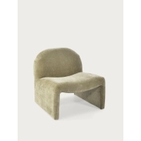 Fauteuil design Bâle rembourré, style minimaliste et confortable