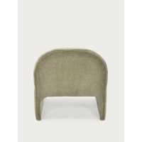 Fauteuil design Bâle rembourré, style minimaliste et confortable