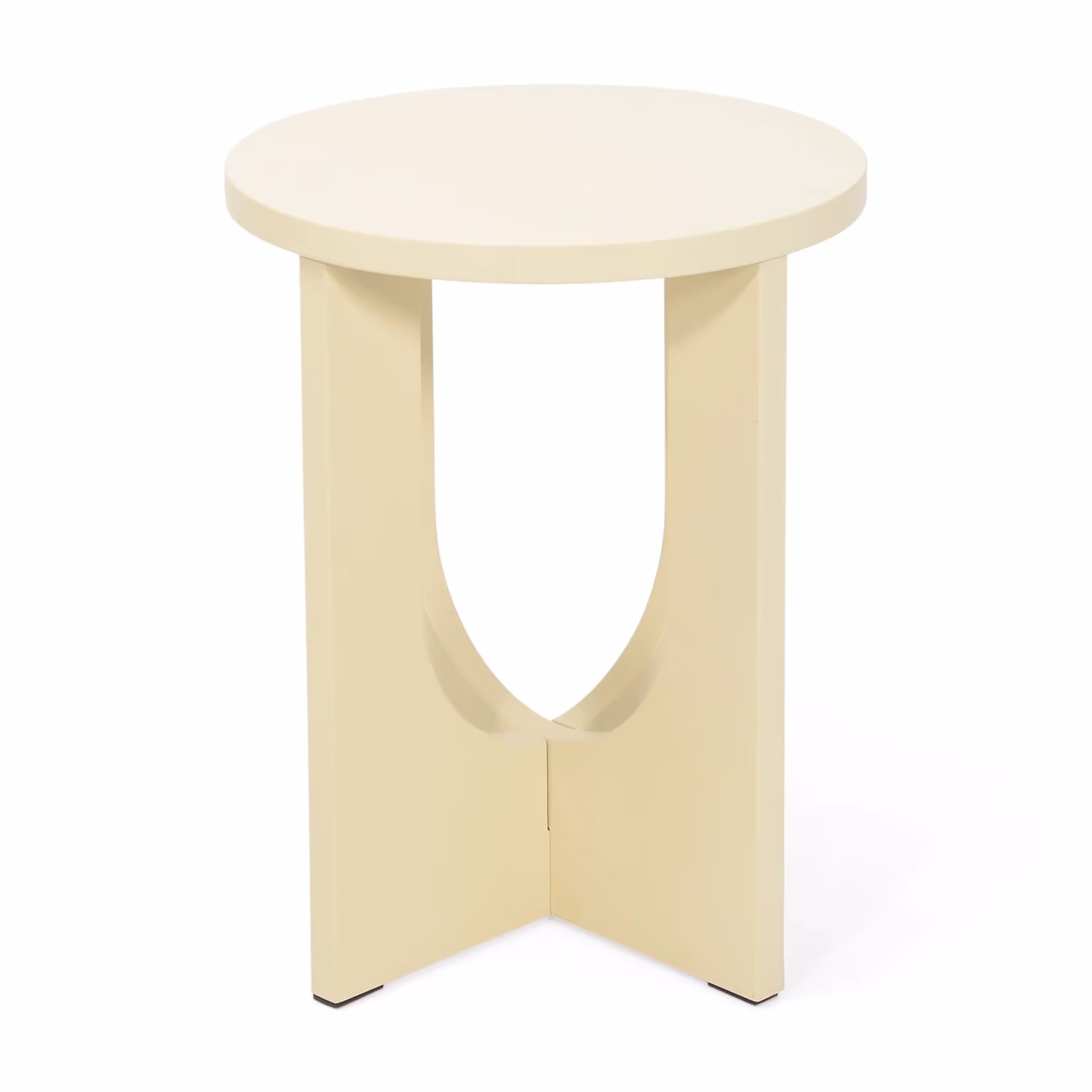 Table d'appoint en bois Flop - rond laqué 40 cm