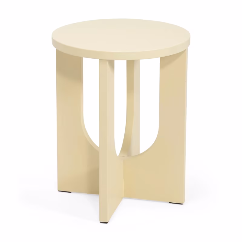 Table d'appoint en bois Flop - rond laqué 40 cm