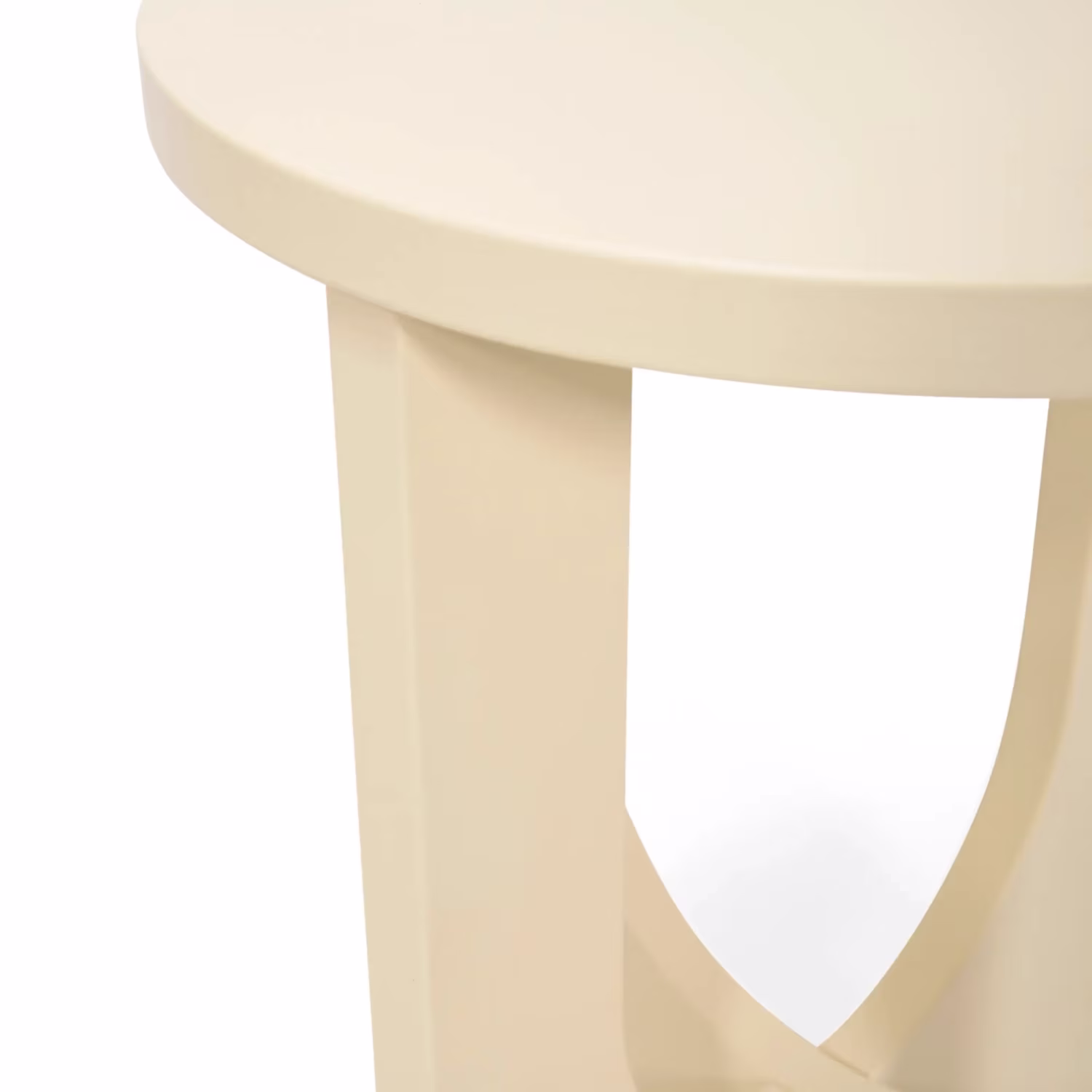 Table d'appoint en bois Flop - rond laqué 40 cm