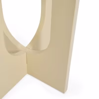 Table d'appoint en bois Flop - rond laqué 40 cm