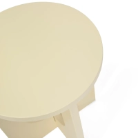 Flop Wooden Side Table | Round Lacquered Design 40 cm