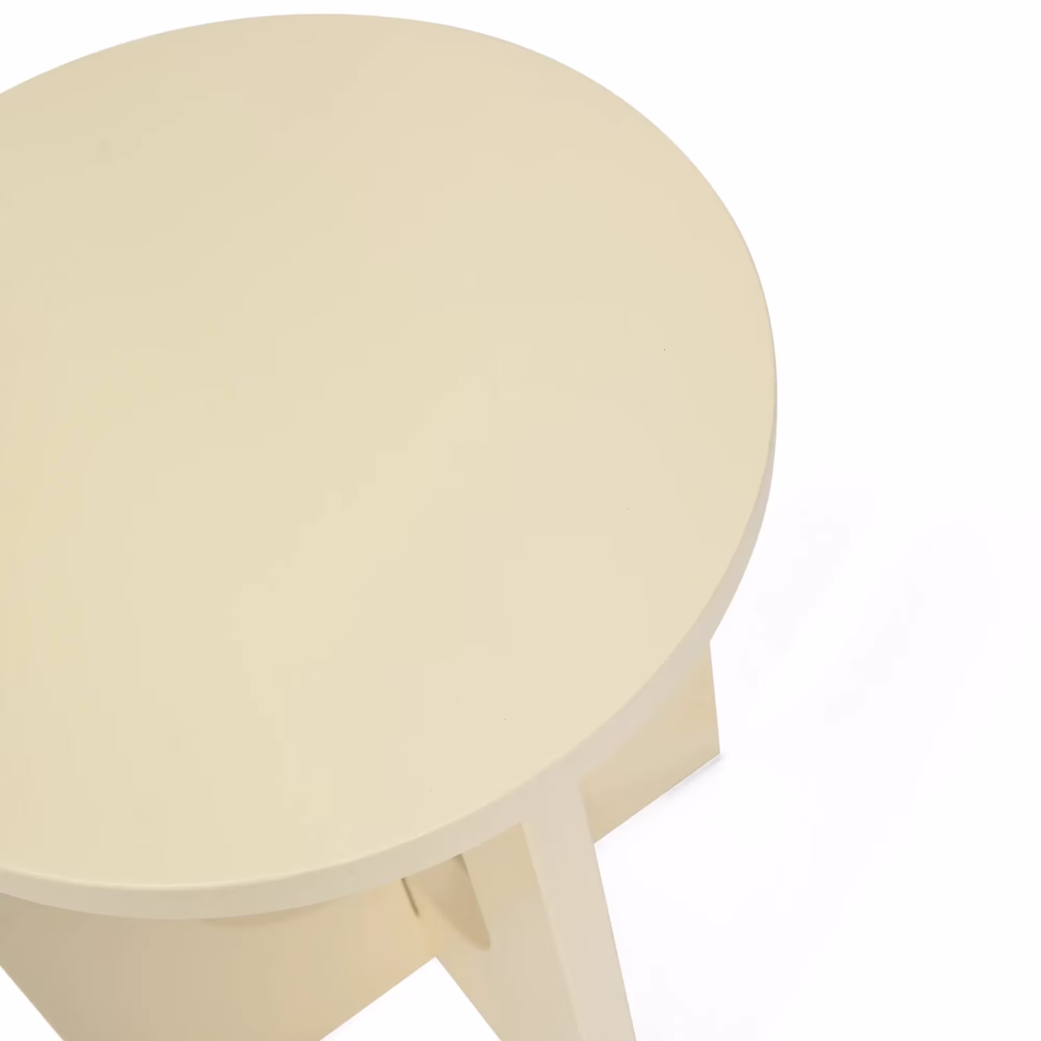 Table d'appoint en bois Flop - rond laqué 40 cm