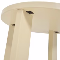 Table d'appoint en bois Flop - rond laqué 40 cm