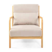 Fauteuil scandinave avec coussin lombaire - Colmar