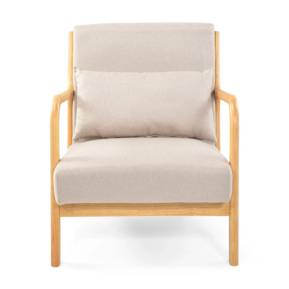 Fauteuil scandinave avec coussin lombaire - Colmar