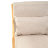 Fauteuil scandinave avec coussin lombaire - Colmar