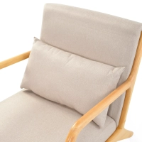 Fauteuil scandinave avec coussin lombaire - Colmar