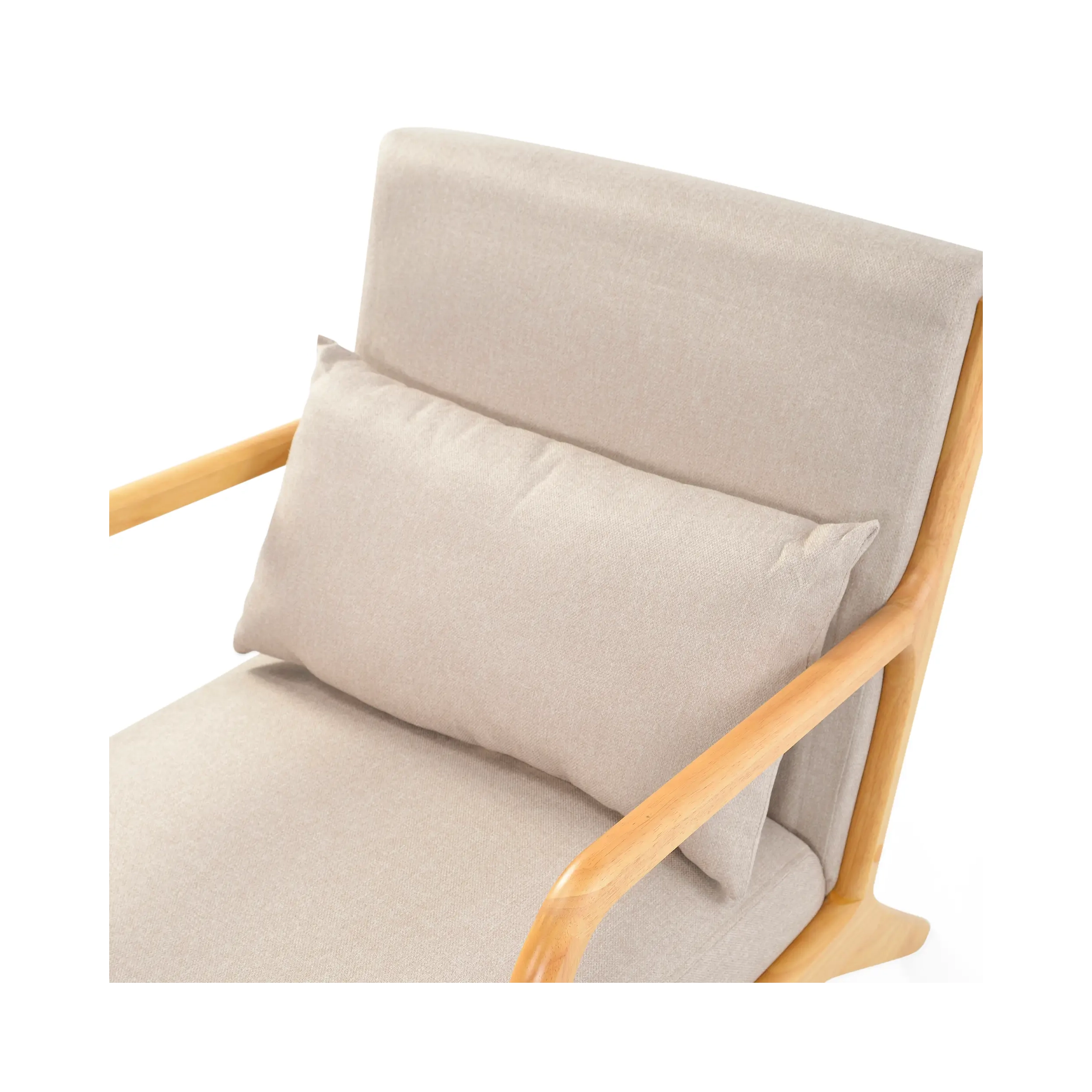 Fauteuil scandinave avec coussin lombaire - Colmar