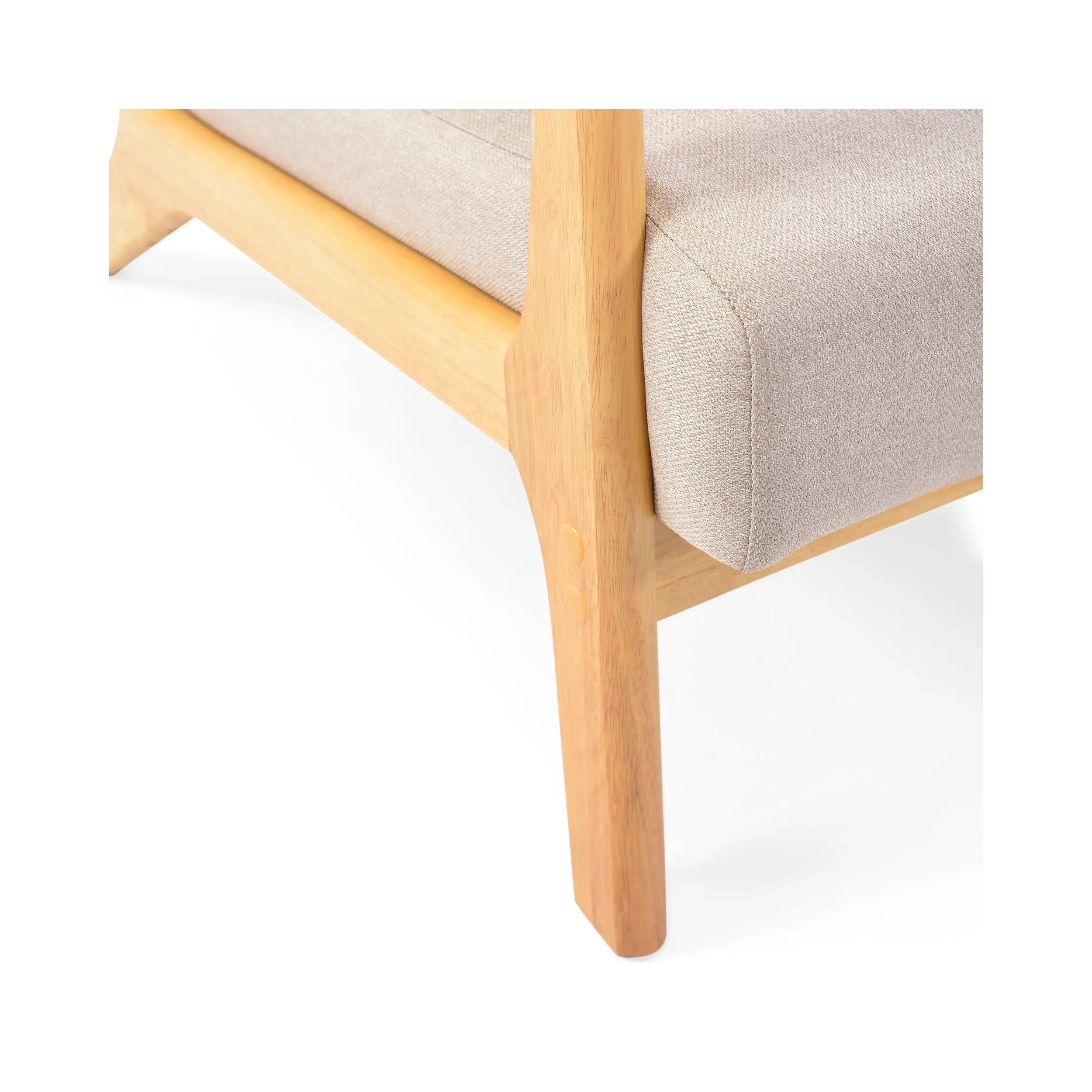 Fauteuil scandinave avec coussin lombaire - Colmar