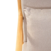 Fauteuil scandinave avec coussin lombaire - Colmar