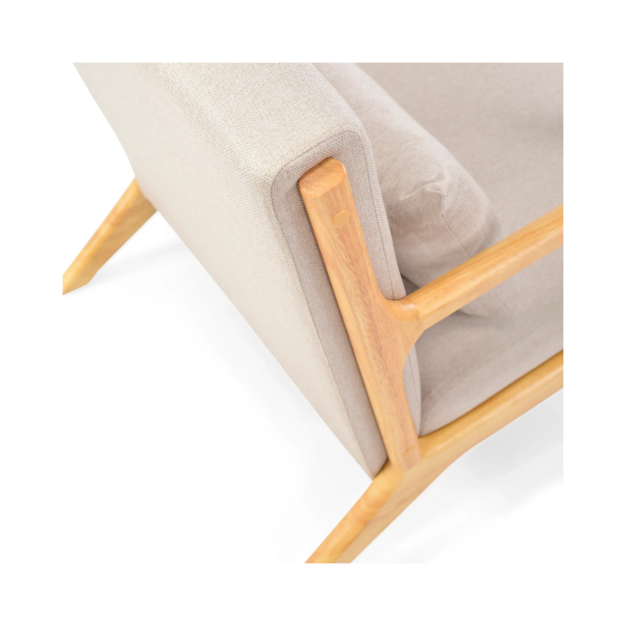Fauteuil scandinave avec coussin lombaire - Colmar